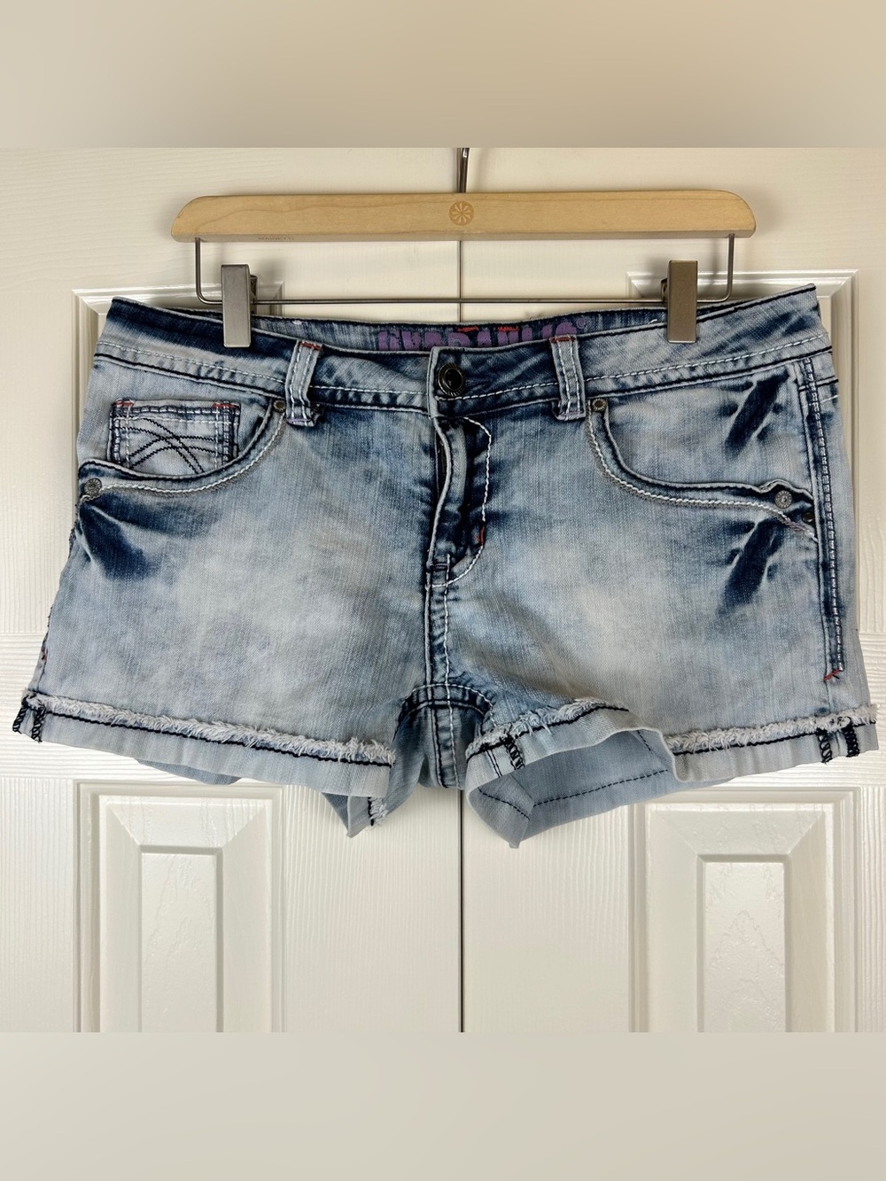Hydraulic Low Rise Jean Shorts